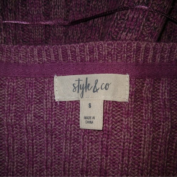 Style & Co. Womens Sweater Pullover Size Small Multicolor Scoop Neck Col… - Picture 6 of 6